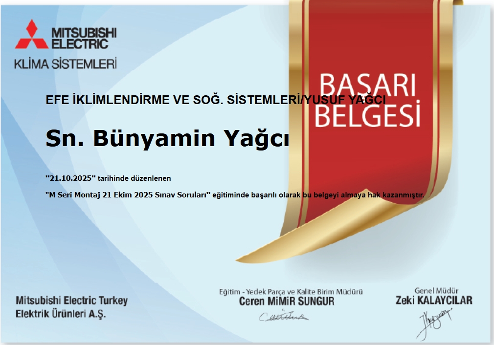 Mitsubishi Electric MSZ-AP25VG split klima — Gaziantep Efe İklimlendirme